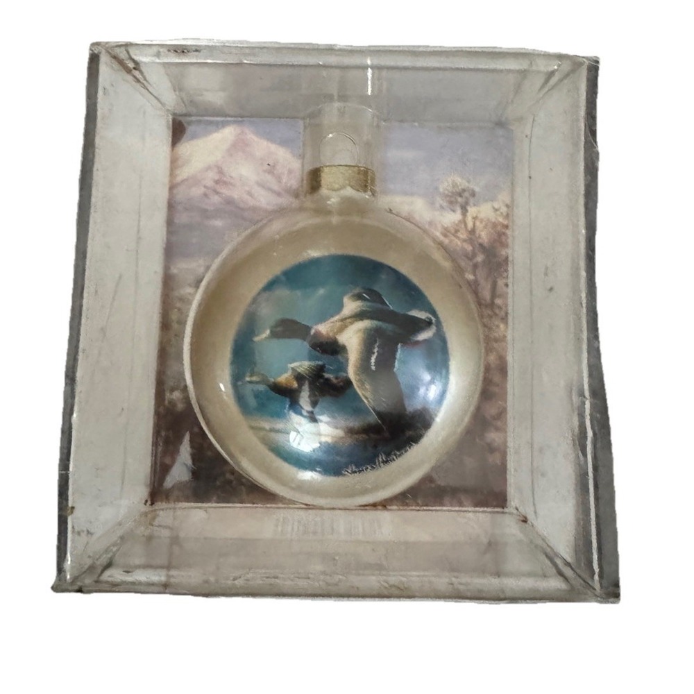 Hautman Brothers Goose Glass Ball Christmas Ornament Wildlife‎ Series